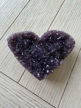 Amethyst heart